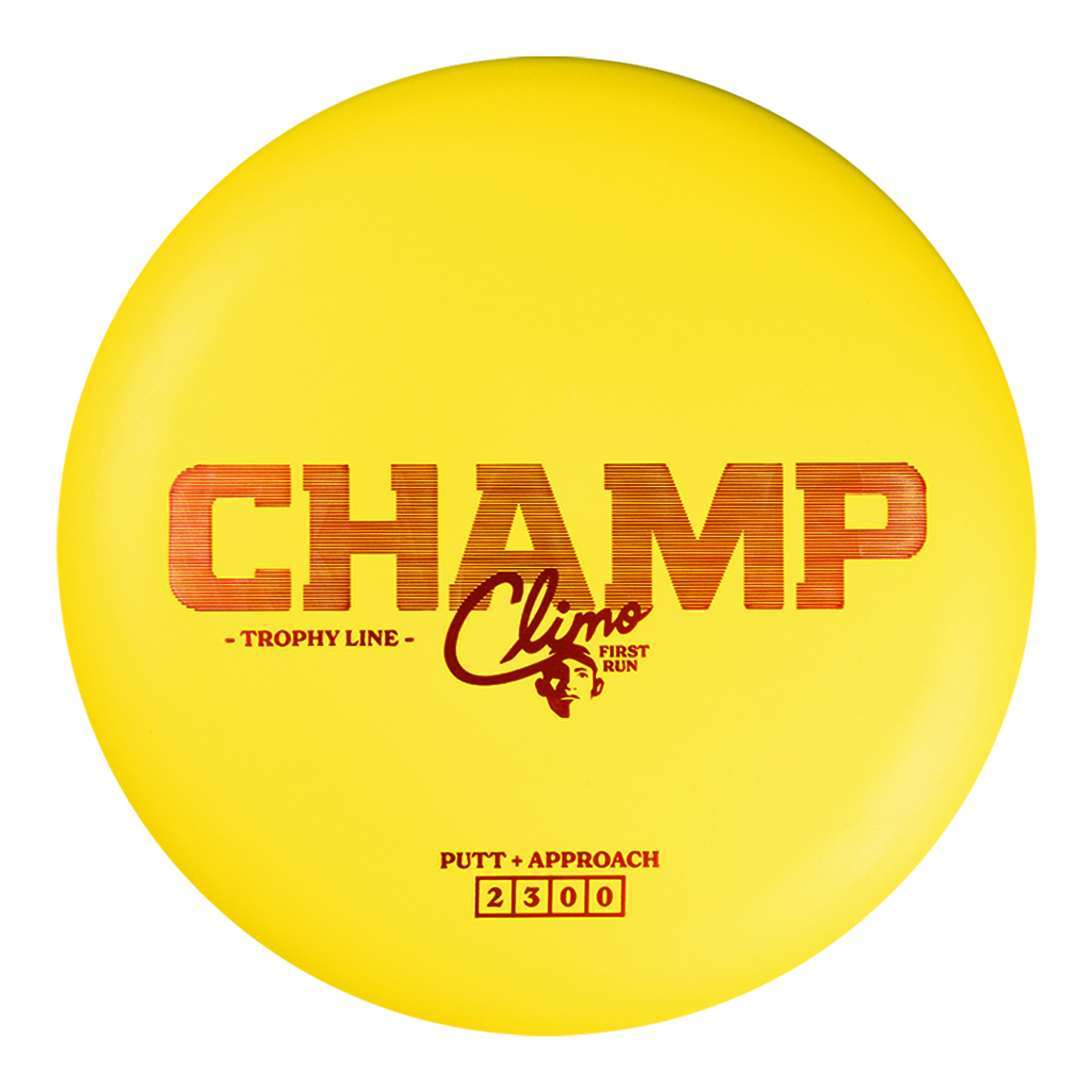 Climo Disc Golf Trophy Line Champ - First Run