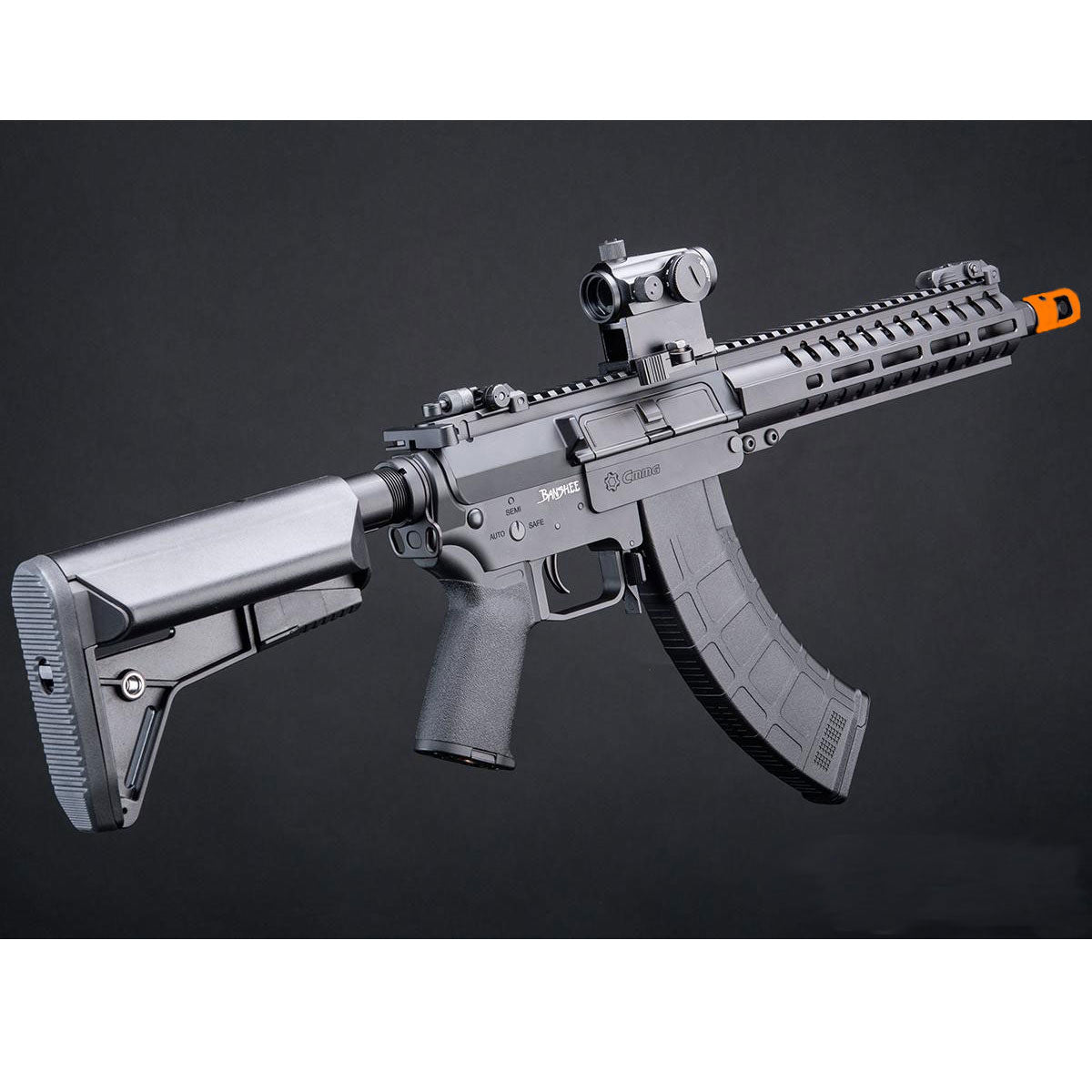 EMG CMMG Licensed MK47 Banshee SBR Ver2 Airsoft AEG Rifle w/ Platinum QBS Gearbox - 400 FPS
