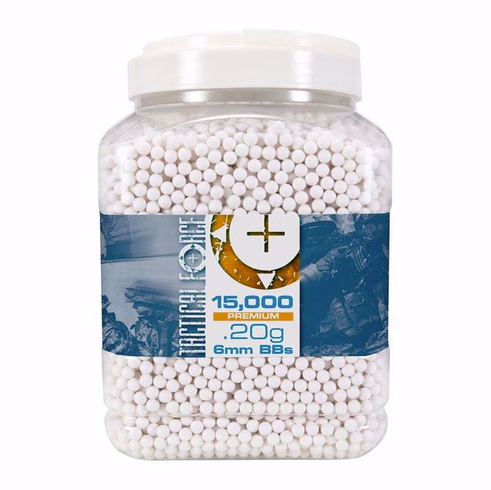 Tactical Force .20g BB White - 15000 Count