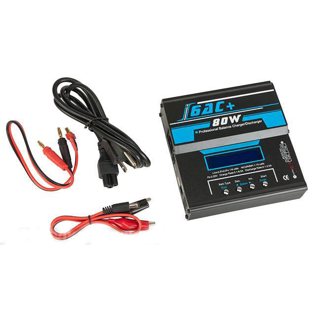 Ipower 6AC PRO 80W/5A Computer Battery Balancer Charger (NiCd NiMh Lipoly LiIon LiMn)