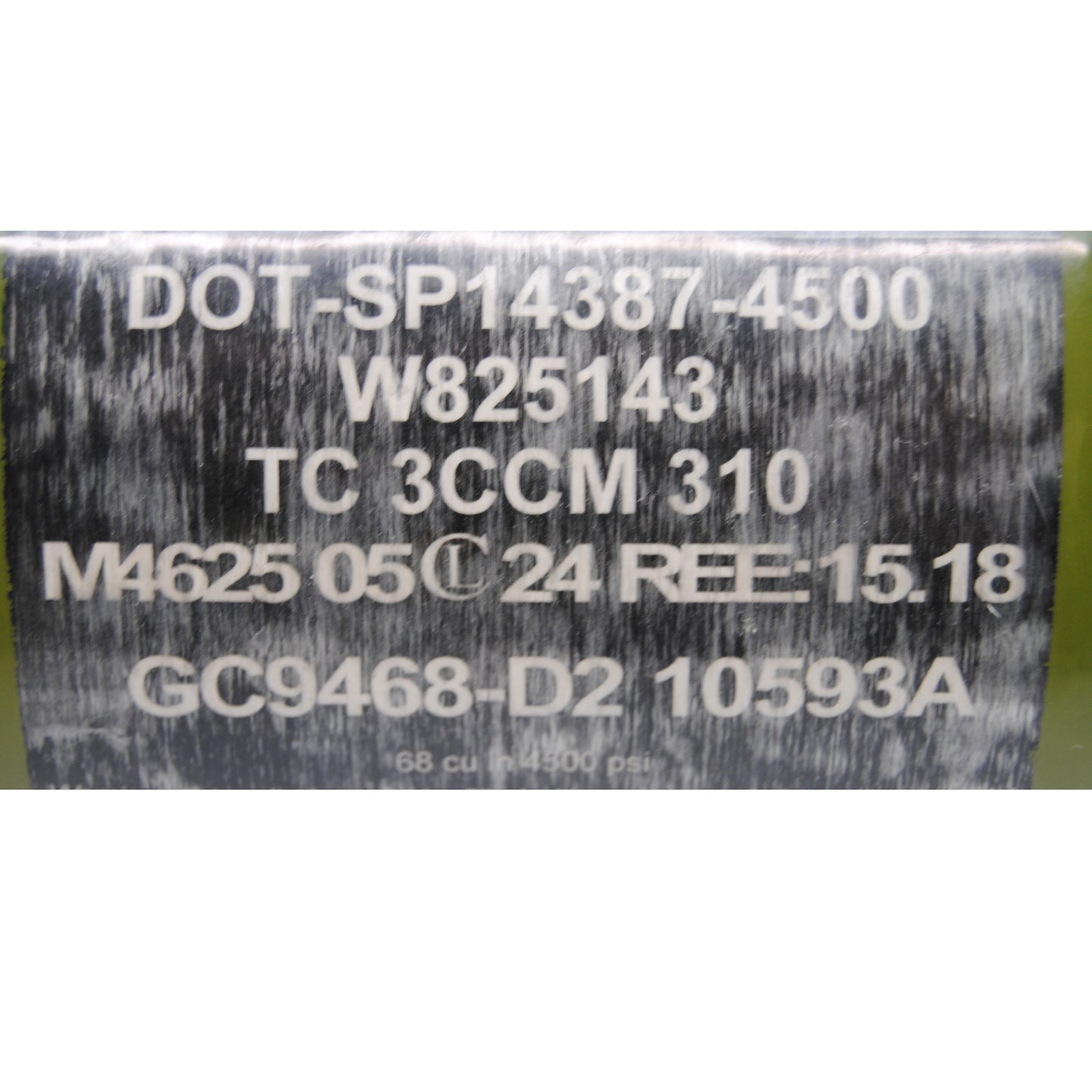 Used HK Army HSTL 68ci/4500psi Tank - Olive