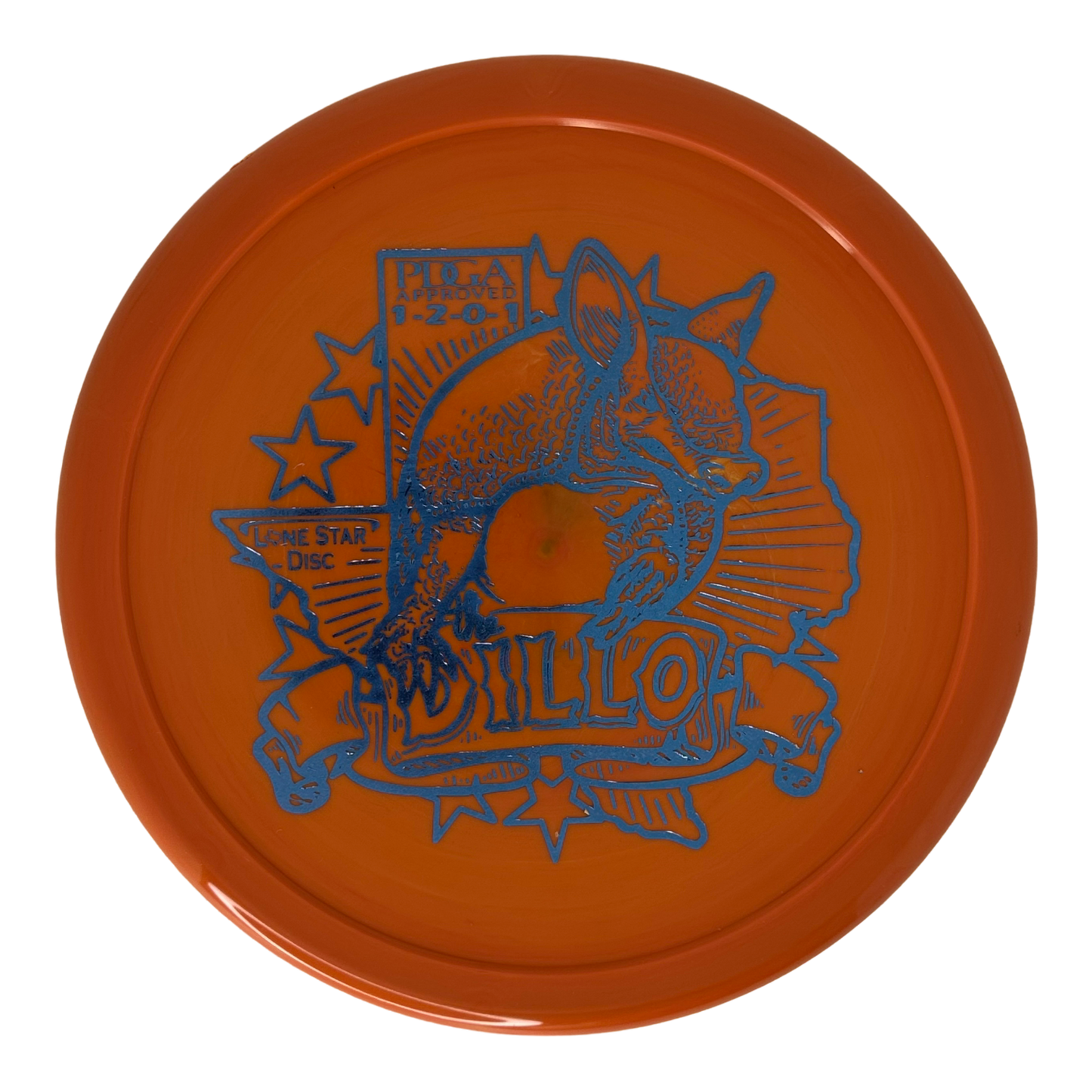 Lone Star Disc Bravo Armadillo Putter Disc - Artist Stamp