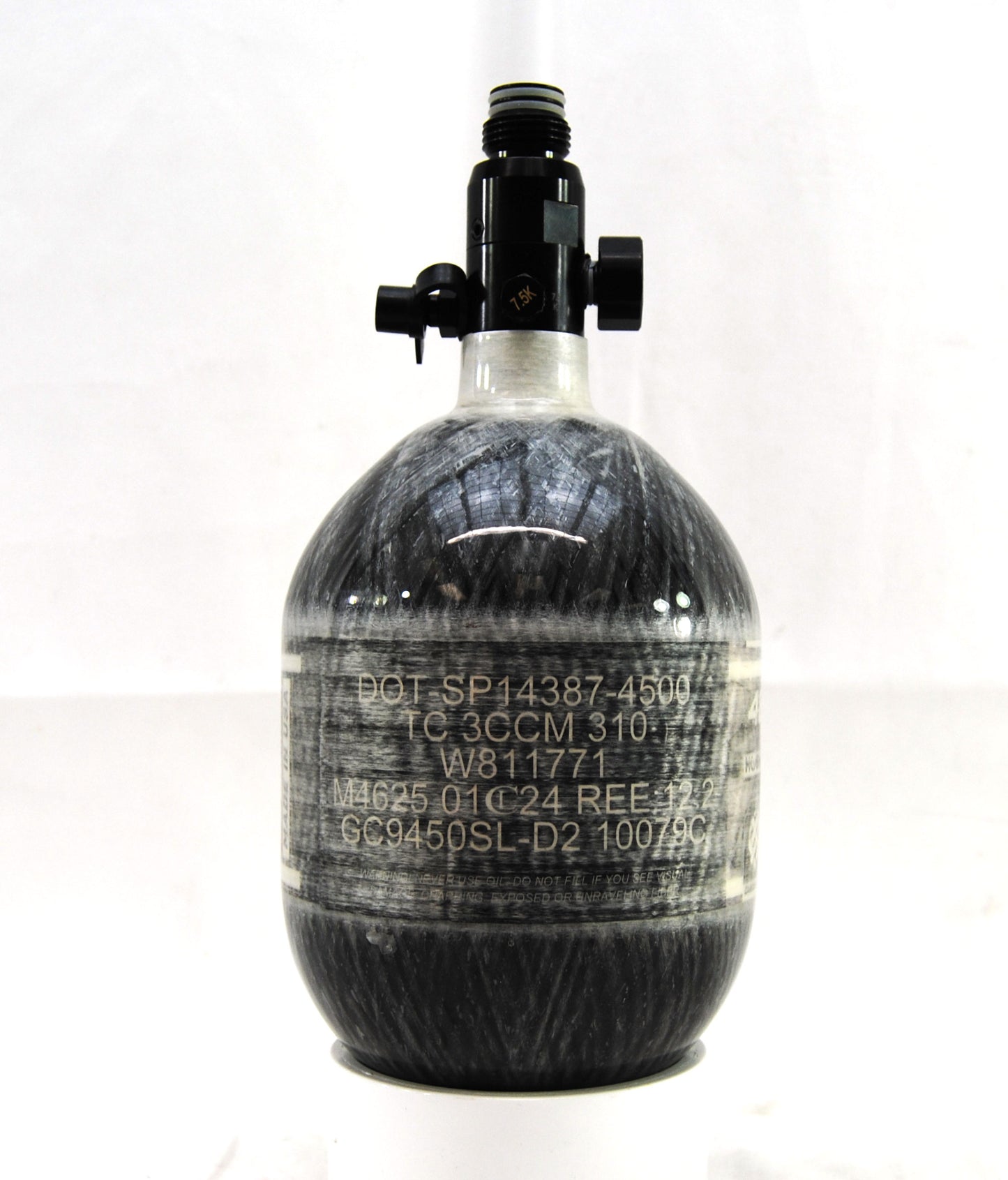 Used HK Army Compressed Air Aerolite 48ci/4500psi Tank - Grey