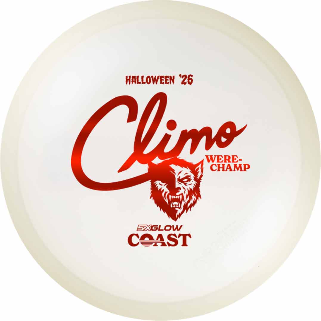 Climo Disc Golf 5X Glow Coast Disc - Halloween 2026 Creature Feature