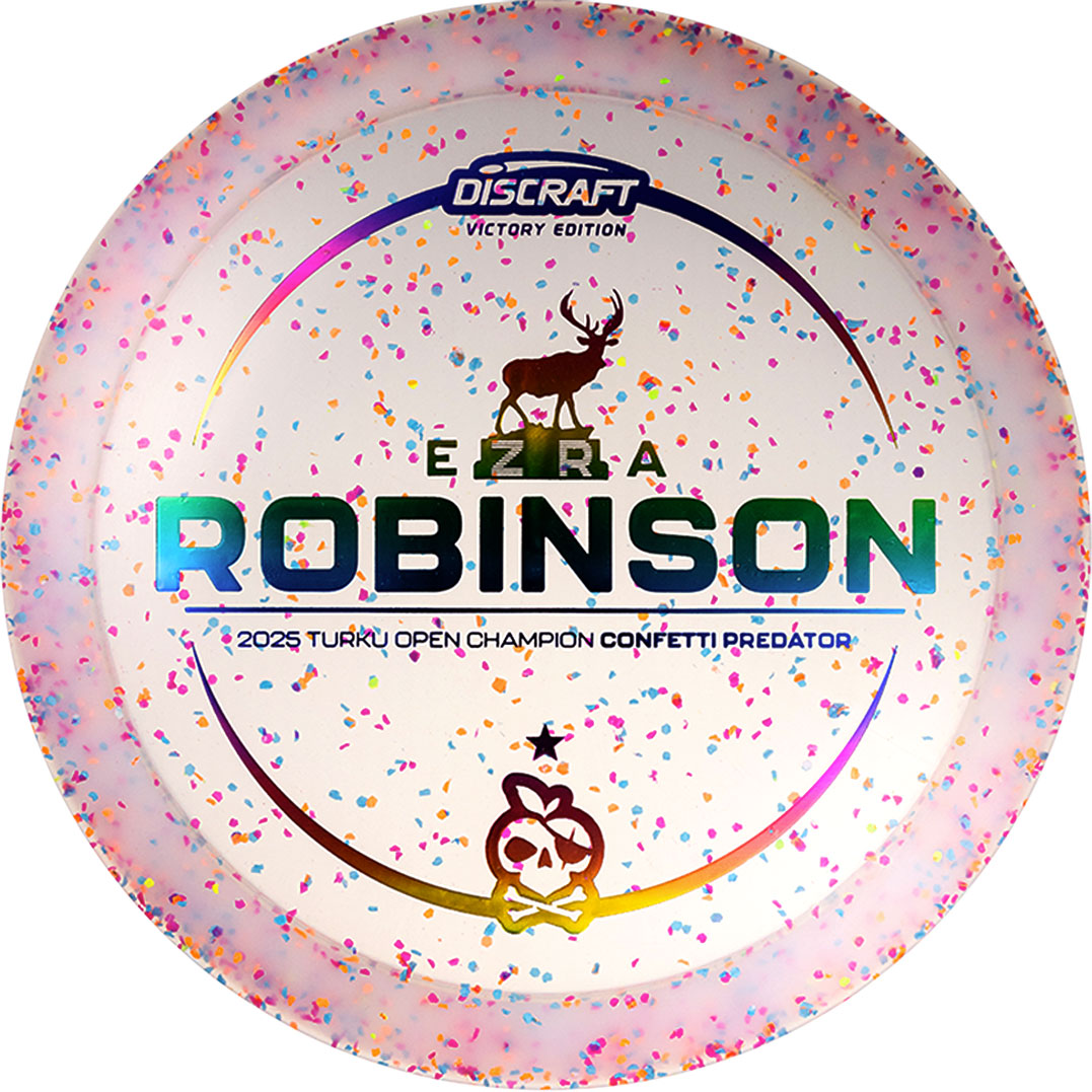 Discraft Z Confetti Predator Disc - Ezra Robinson Turku Open Champion
