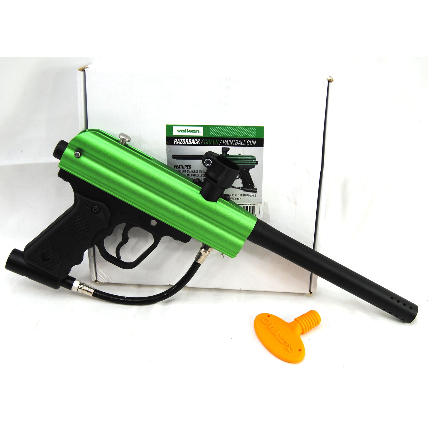 Used Valken Razorback Paintball Gun - Green