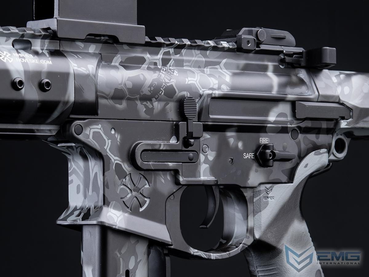 EMG Noveske Space Invader Gen4 Pistol Caliber Carbine Airsoft Training Weapon - Kryptek Obskura Grey - 8.5" Barrel