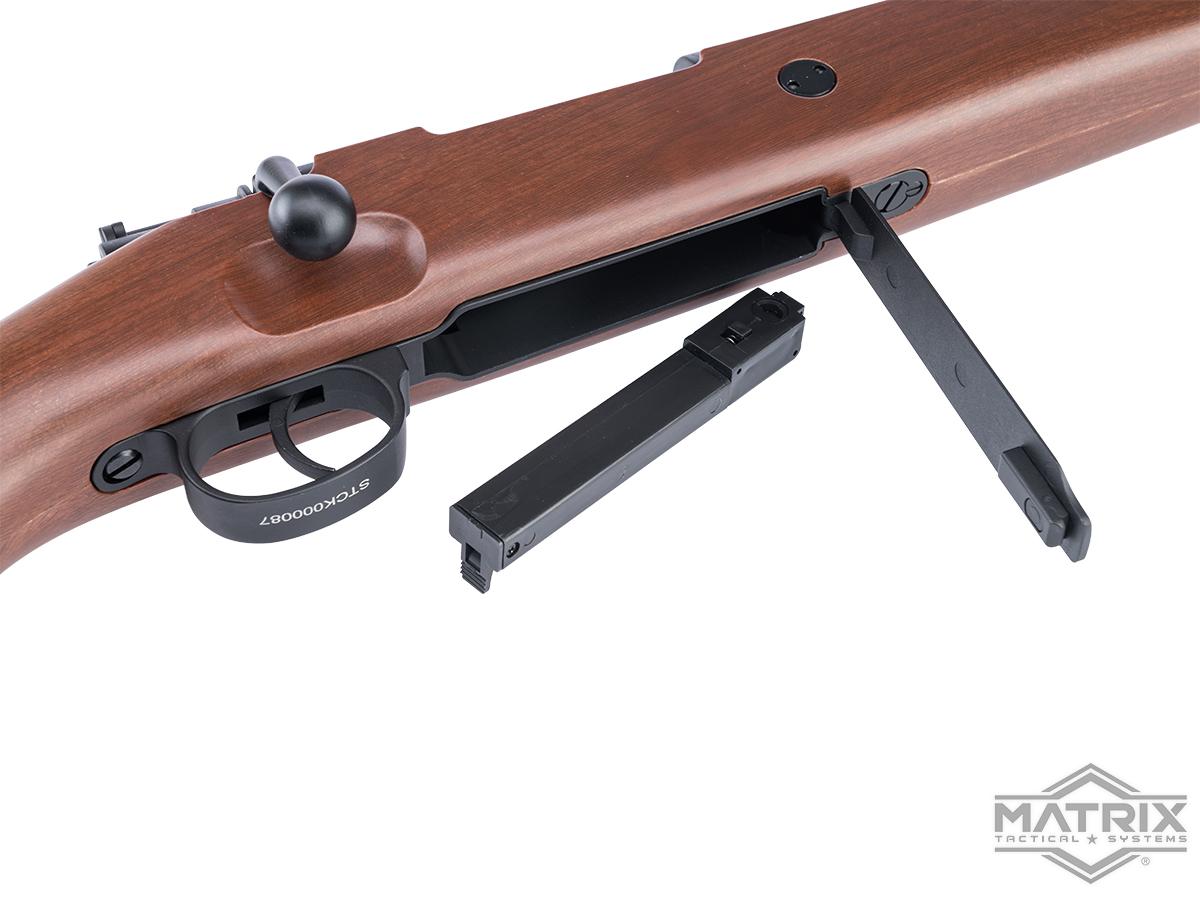Matrix KAR 98K Bolt Action Spring Powered Airsoft Rifle by S&T with Faux Stock
