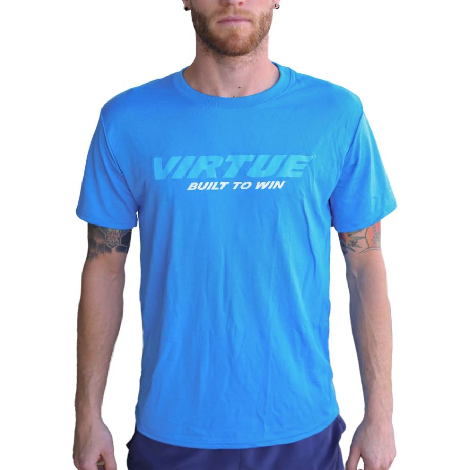 Virtue Built to Win Performance T-Shirt - Sapphire