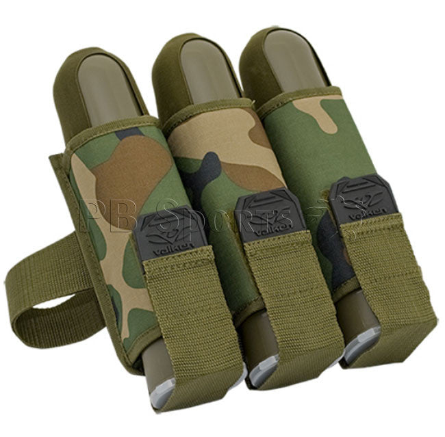 V-Tac 3 Pod Harness - Woodland - Valken Paintball