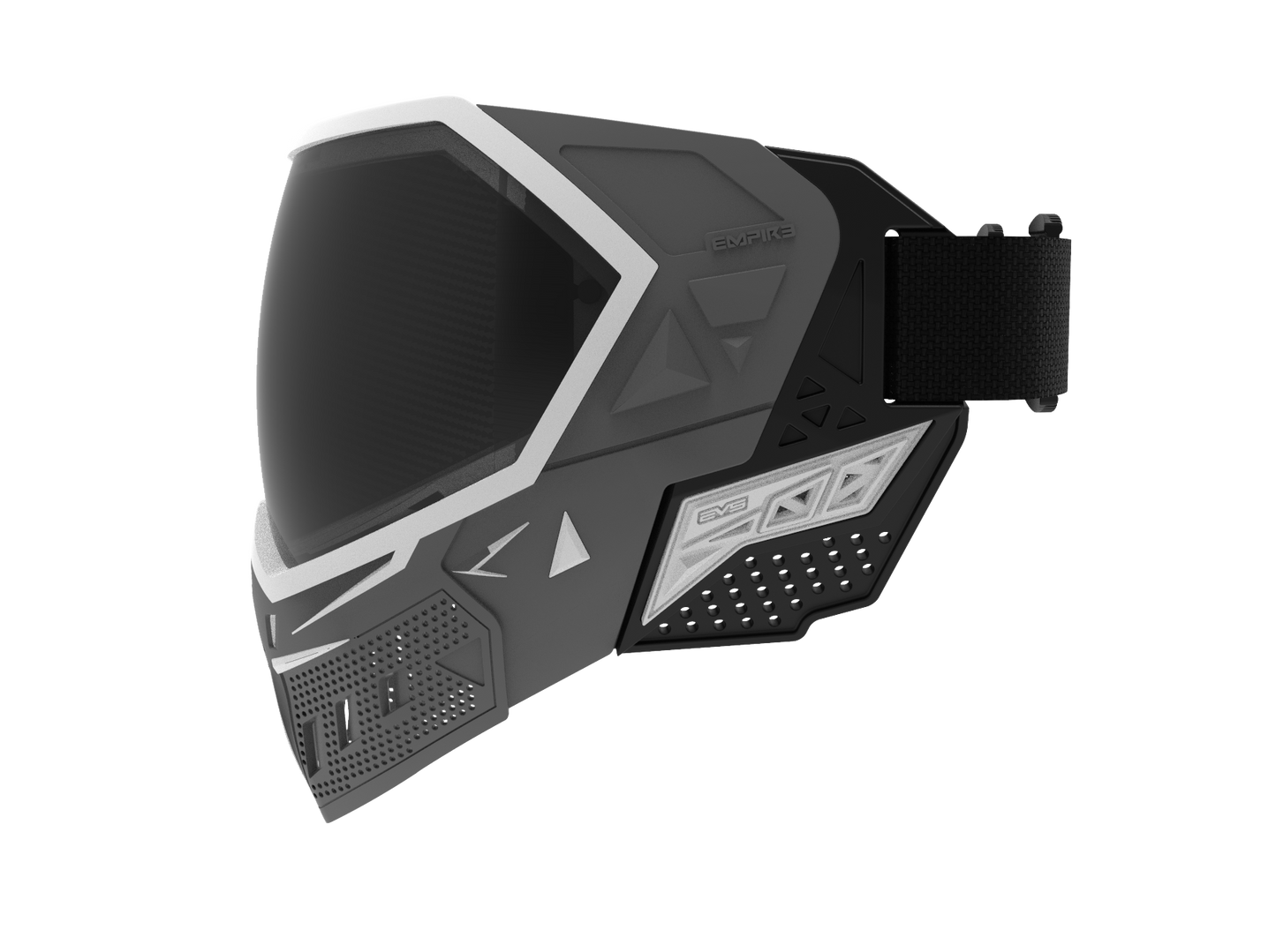 Empire EVS Enhanced Vision System Goggle - White/Grey - 2 lenses - Empire