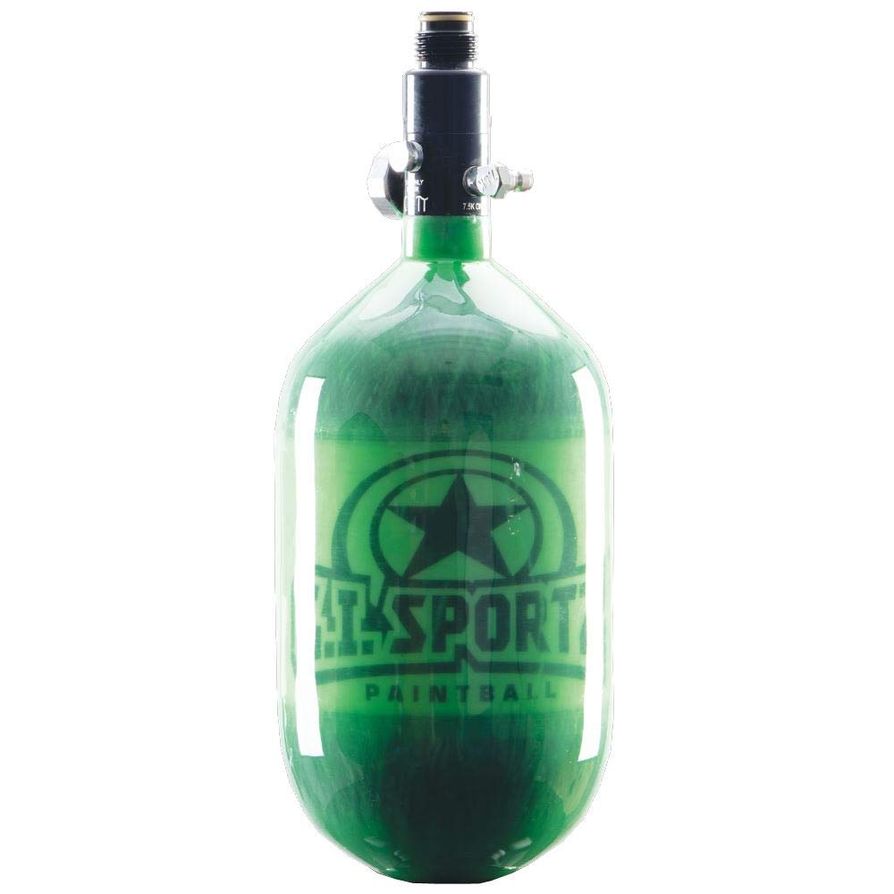 GI Sportz 68/4500 HPA Carbon Fiber Compressed Air Tank - Green - G.I. Sportz