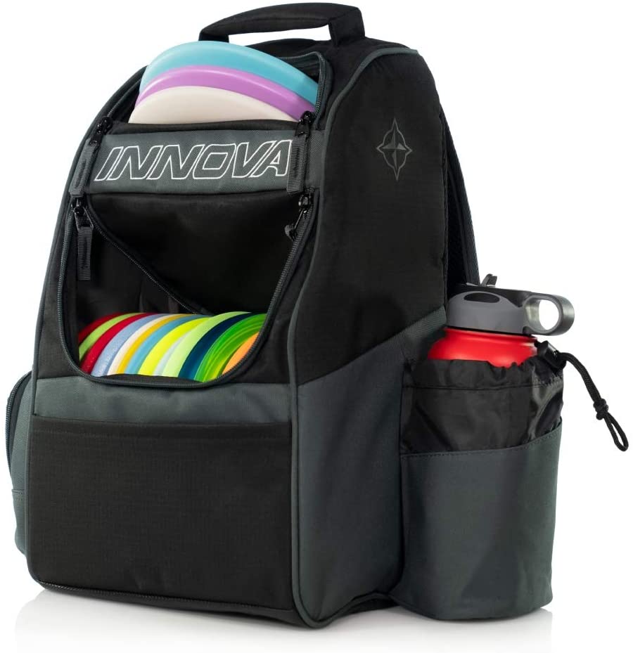 Innova Adventure Disc Golf Backpack - Black/Grey - Innova