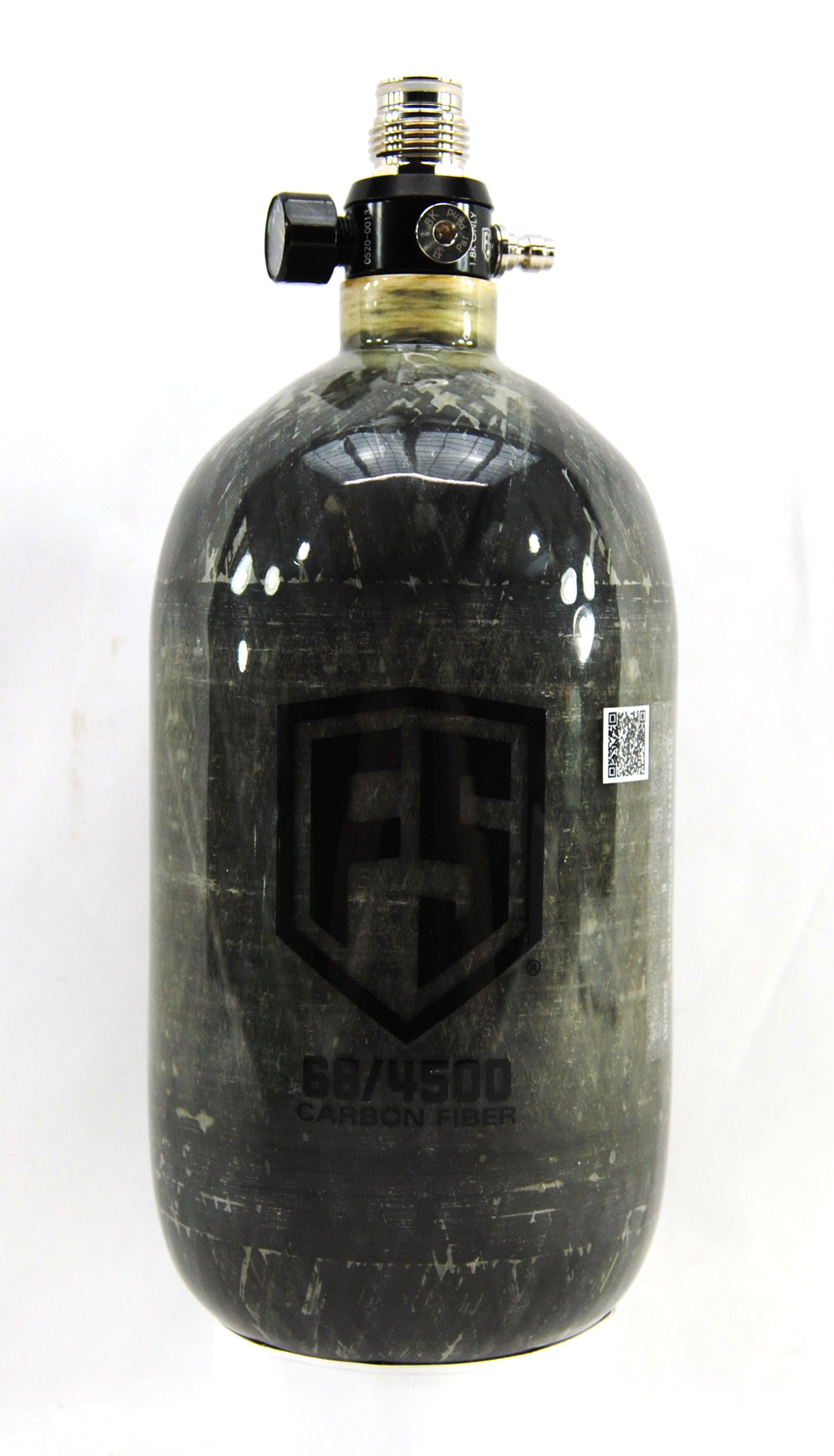 First Strike 68ci 4500psi Carbon Fiber HPA Tank with Hero 2.0 Regulator - First Strike