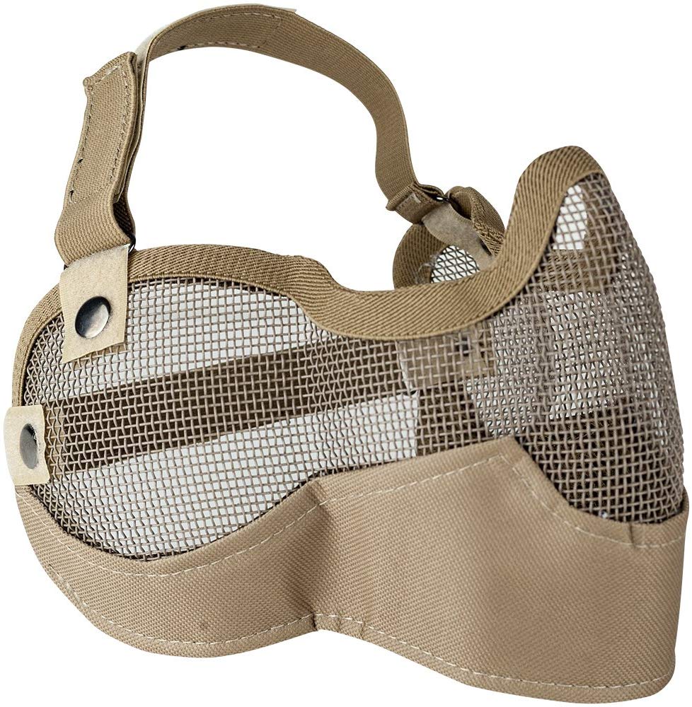 Valken Tactical 3G Wire Mesh Airsoft Mask - Tan - Valken Paintball