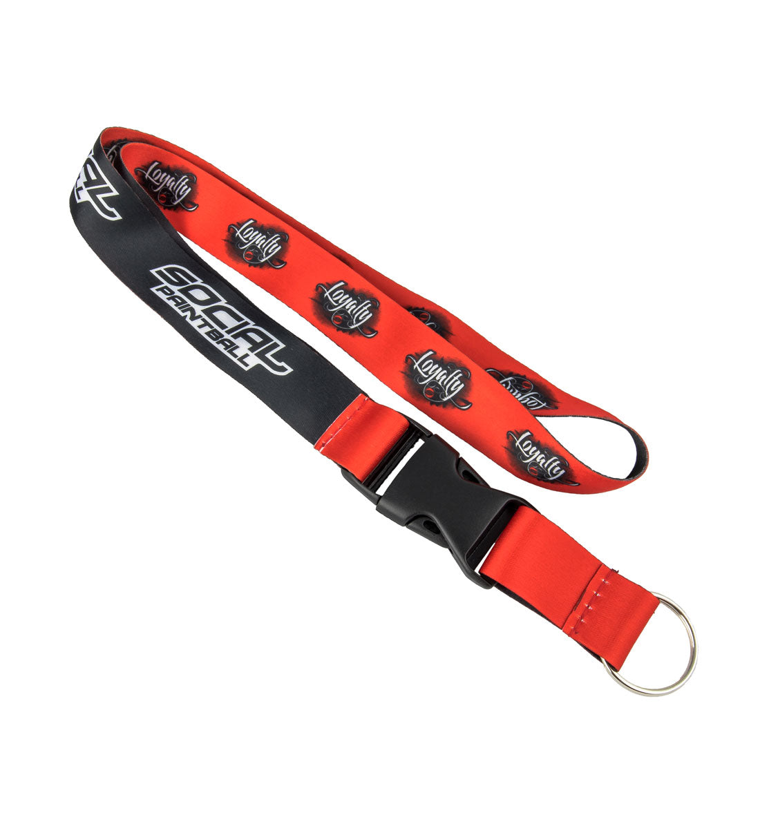 Social Paintball Lanyard - Loyalty Red - Social Paintball