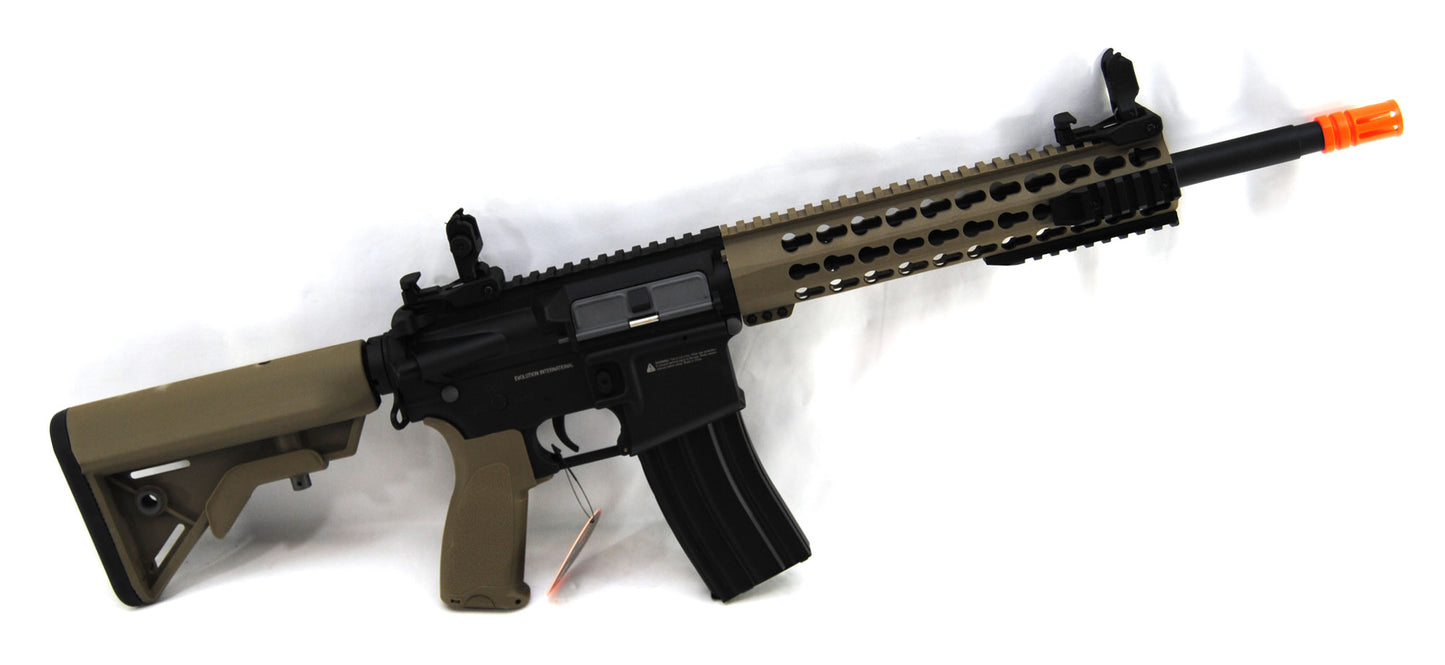 Evolution Combat Recon S 14.5" Carbontech Airsoft Rifle - Black/Tan