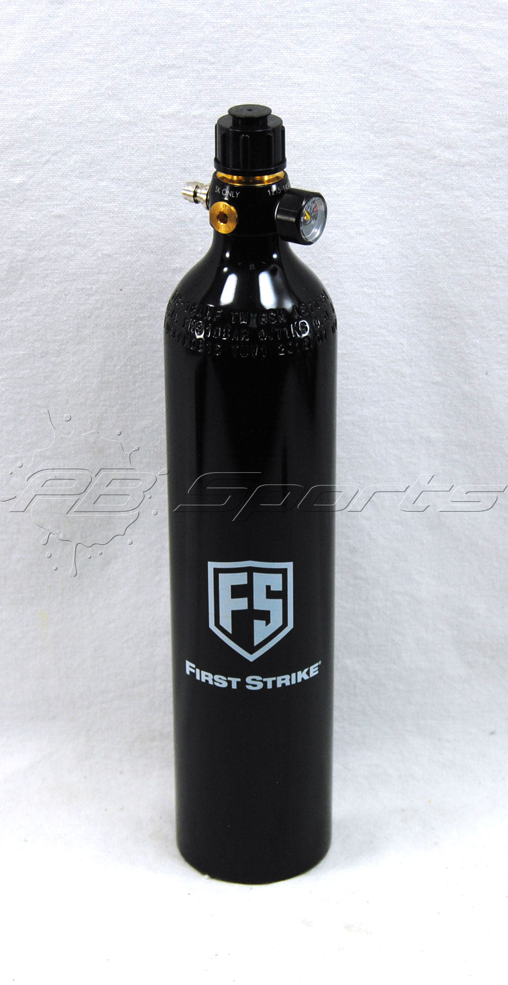 First Strike Black Paintball 30.5/3000 30.5ci HPA Nitrogen Tank - First Strike