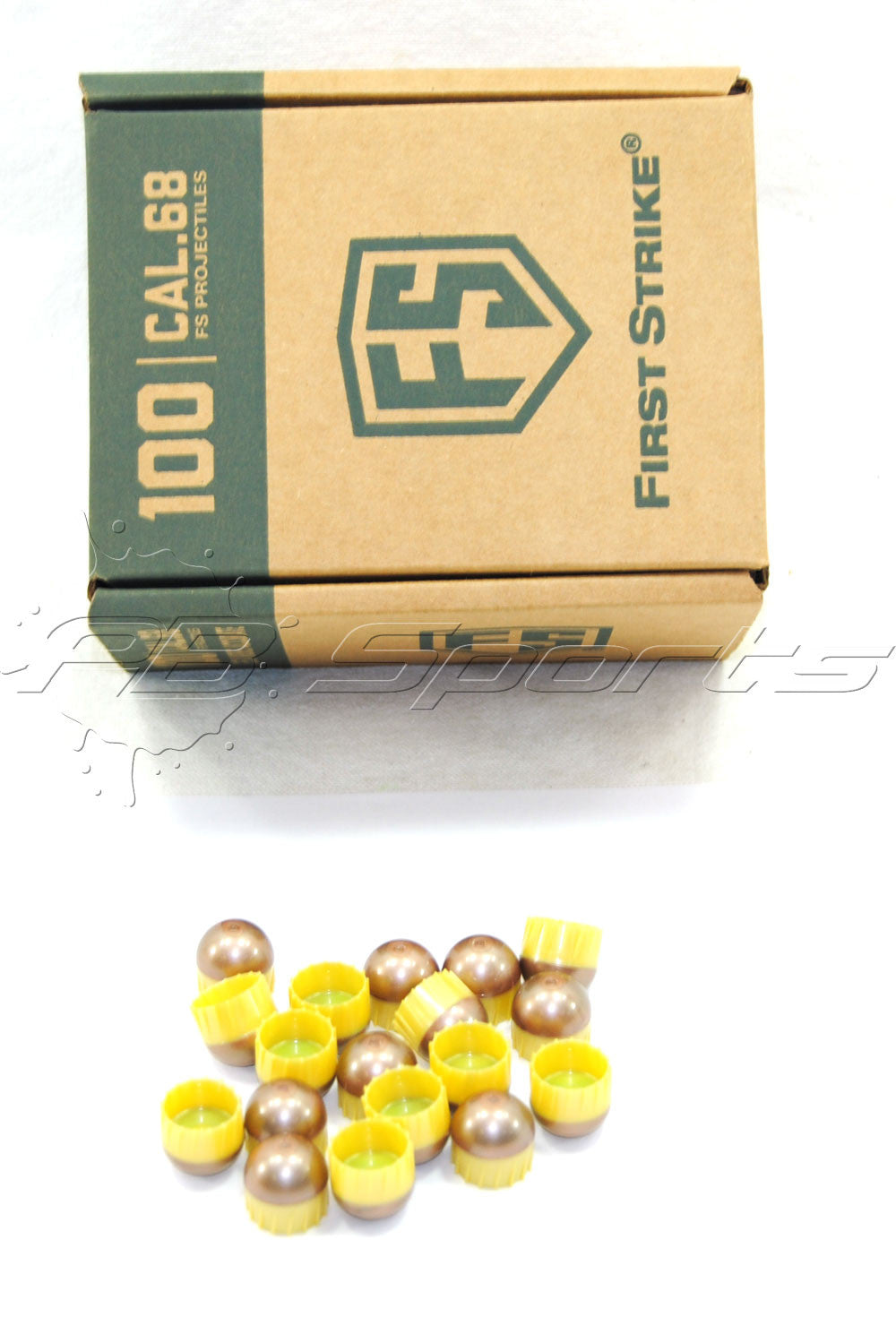 First Strike Rounds - 100ct - Brass/Copper - Blue - First Strike