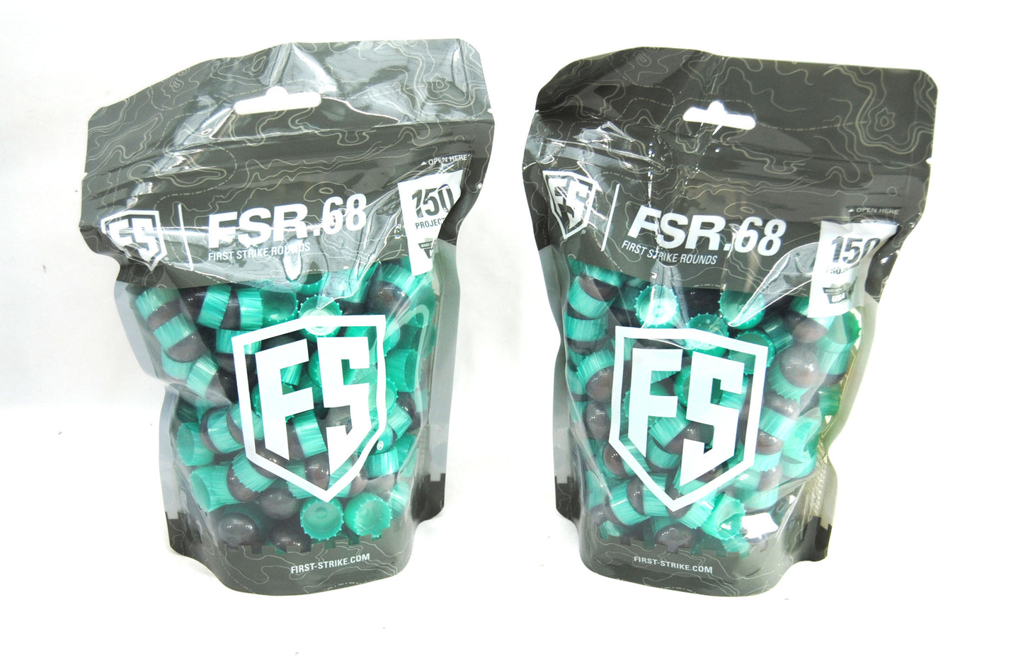 First Strike Rounds - 300 Count - Smoke/Mint Green - Orange - First Strike