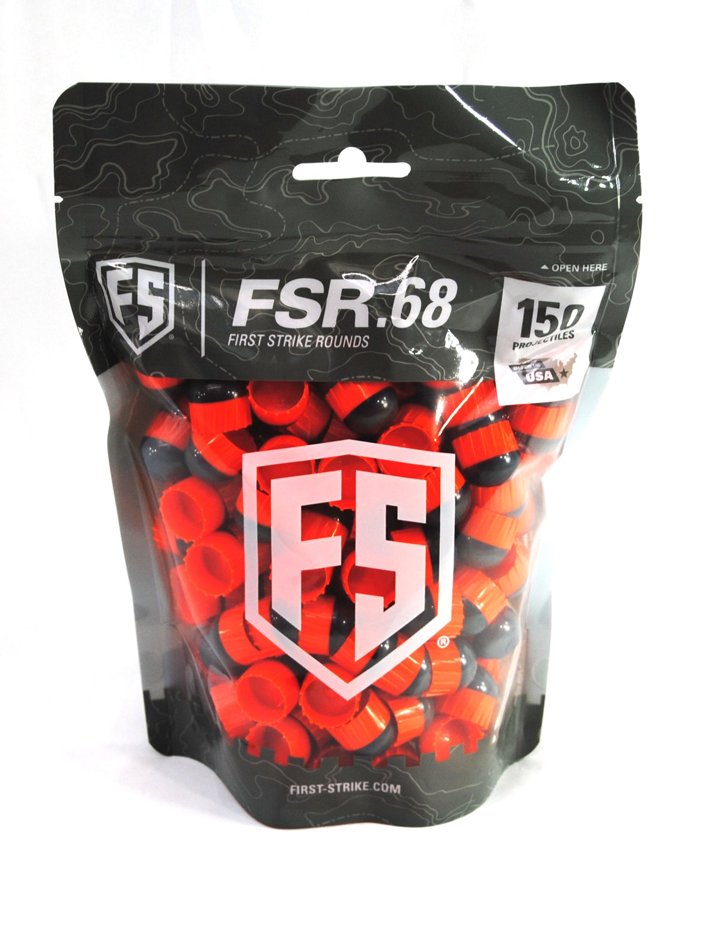 First Strike Rounds - 150 Count - Smoke/Orange - Orange - First Strike