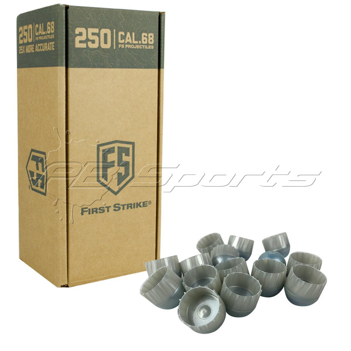 First Strike Rounds - 250ct - Silver/Blue - First Strike