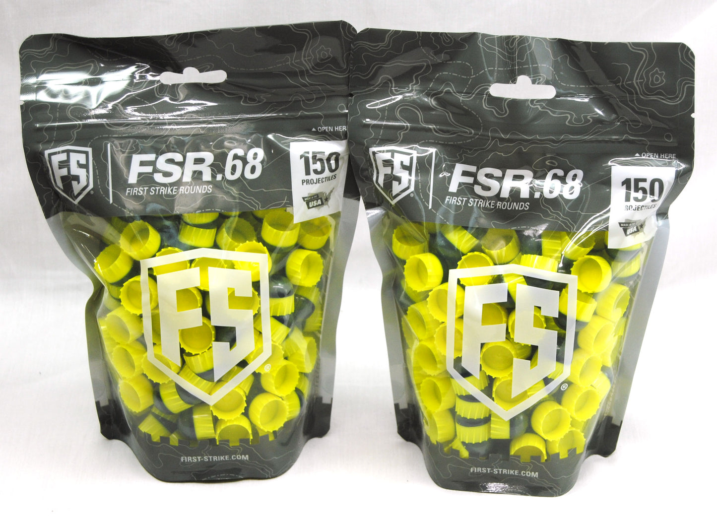 First Strike Rounds - 300 Count - Smoke/Yellow - Yellow - First Strike