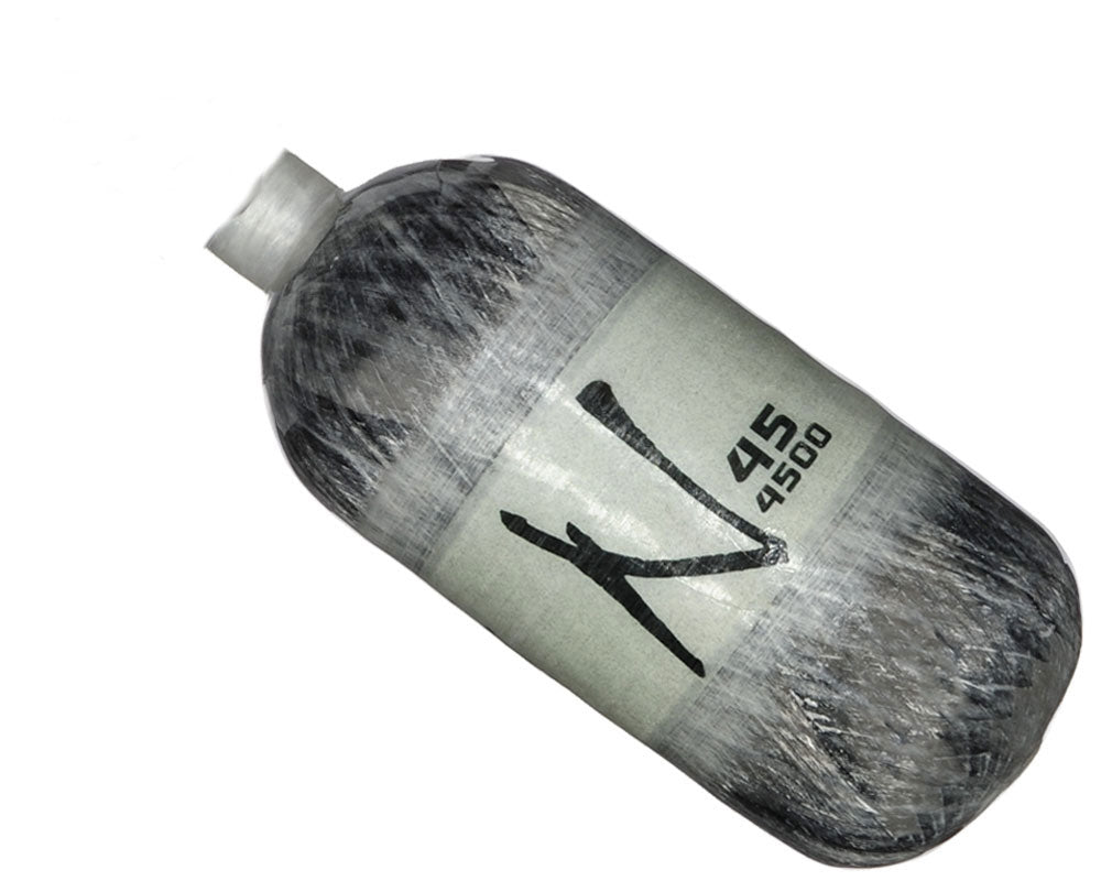 Ninja 45ci 4500psi HPA Carbon Fiber Tank - Bottle Only - Grey Ghost