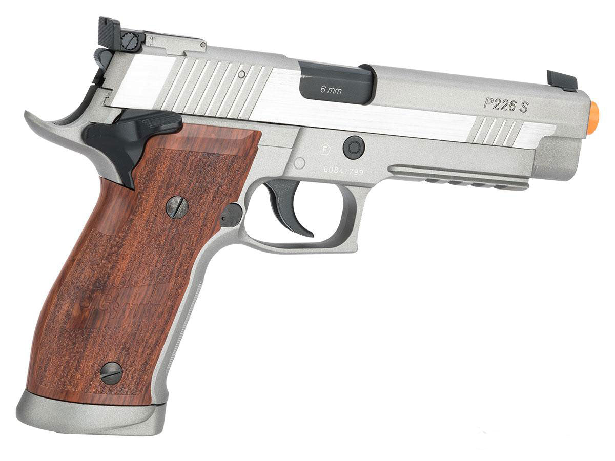 SIG Sauer X-Five CO2 Powered Blowback Airsoft Pistol - Stainless