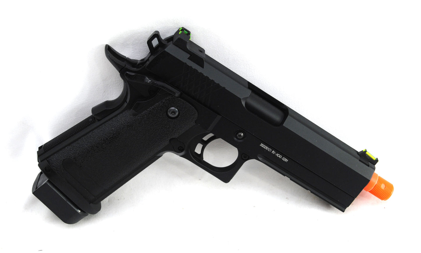 Nuprol Raven Hi-Capa 4.3 Polymer Body Gas Blowback Pistol - Black