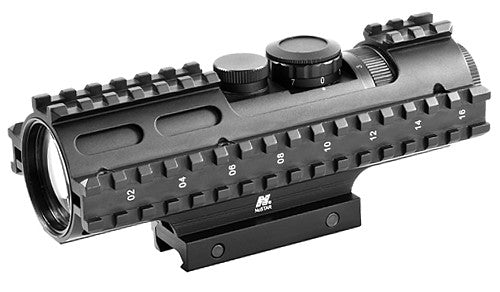 3-9x42 Compact Scope/3 Rail Sighting System/Blue Illuminated MIL-DOT/Weaver Mount - NC Star