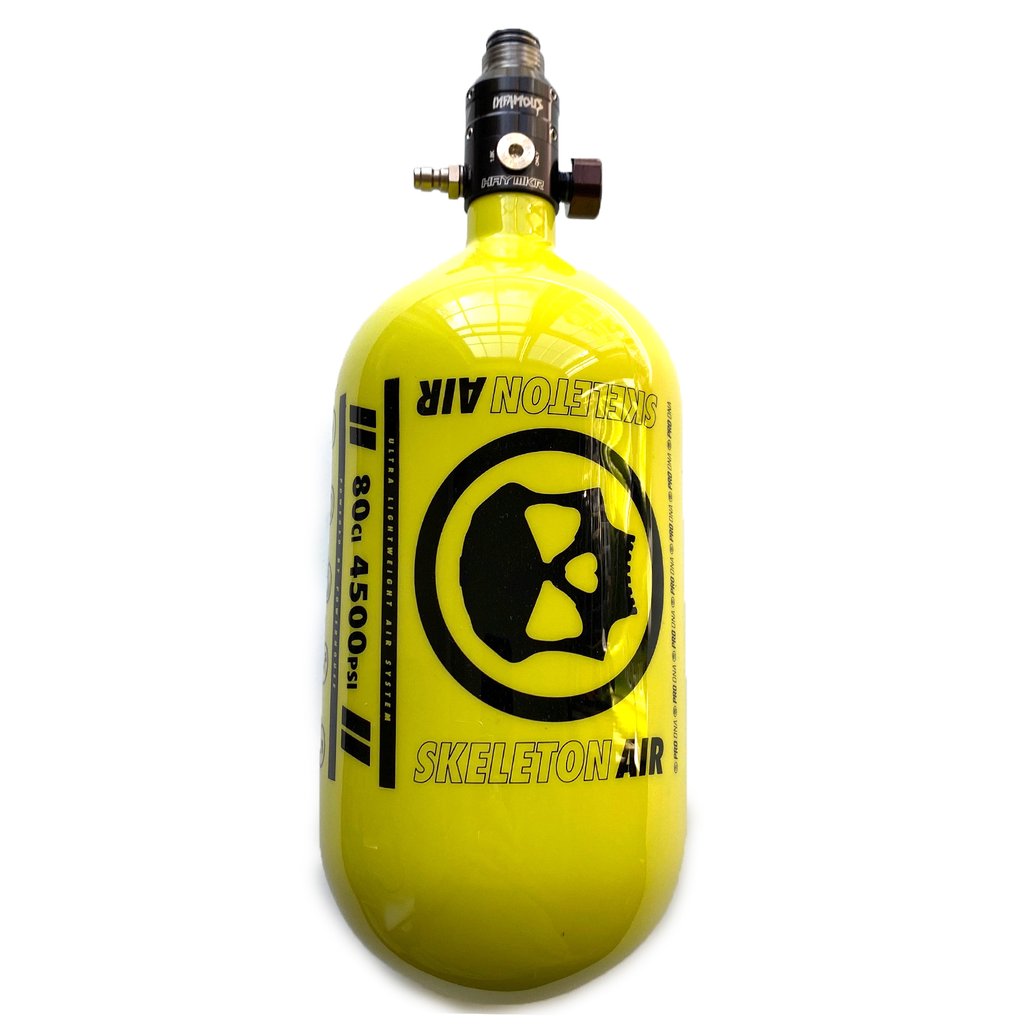 Infamous Skeleton Air "Hyperlight" 80ci/4500psi Tank w/ Haymaker 500 Reg - Volt - Infamous