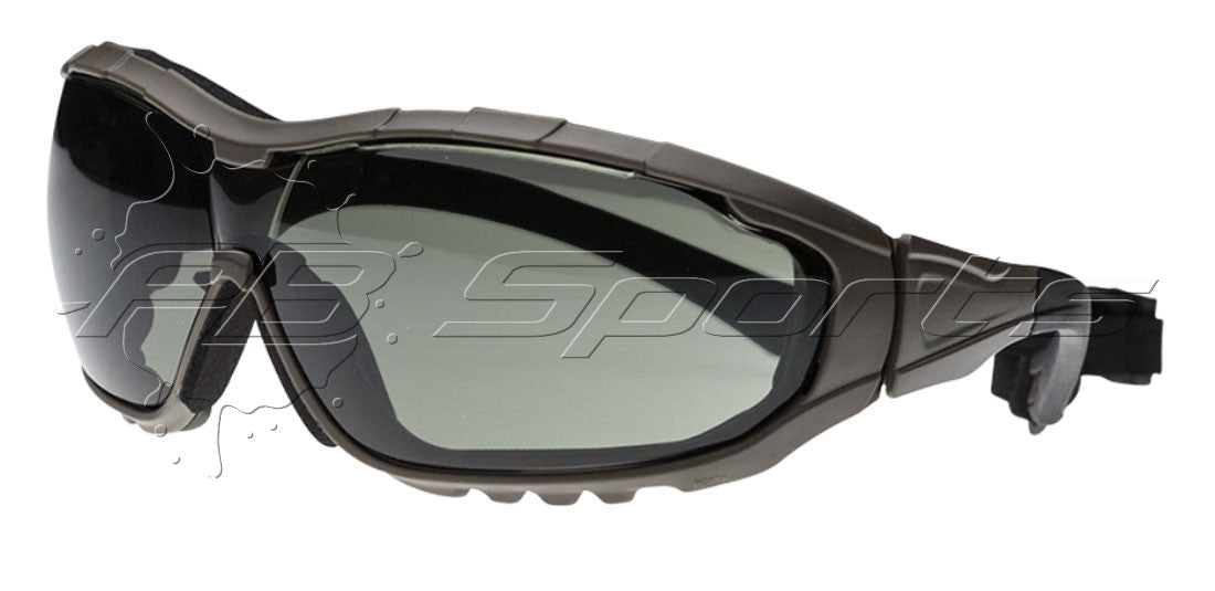 Valken V-TAC Airsoft Axis Goggle - Smoke Green - Valken Paintball