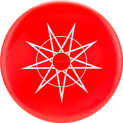 Discraft Slipknot ESP Zone Golf Disc - 9 Point on Red