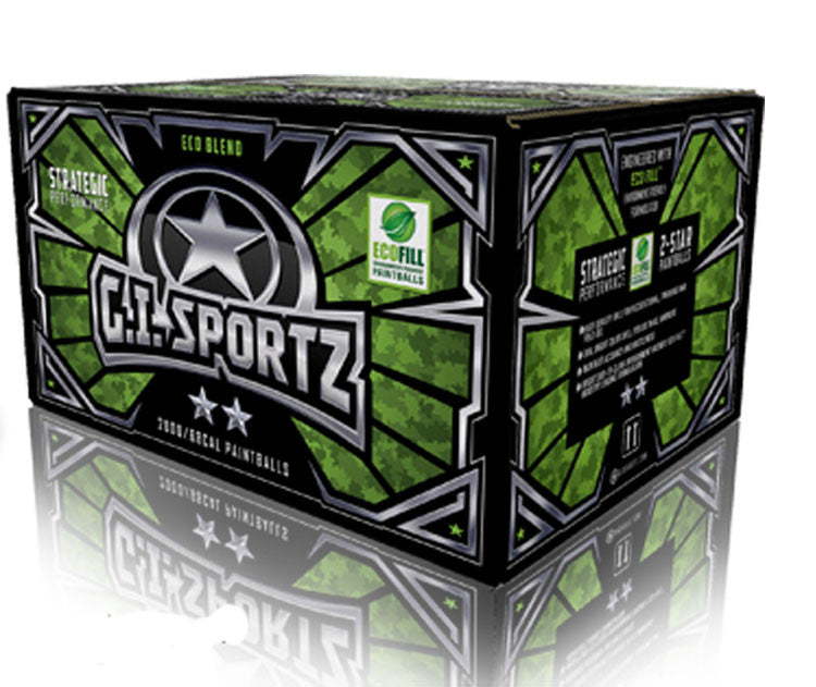 G.I. Sportz 2 Star Paintballs - Yellow Fill Case of 2000 - G.I. Sportz