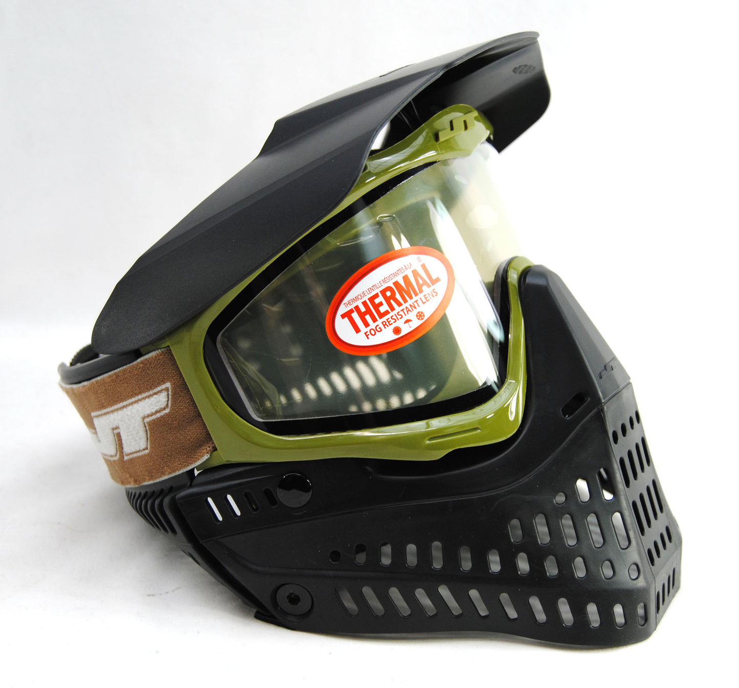 JT Spectra Custom Camo Proflex Build with Olive Frame, Brown Strap