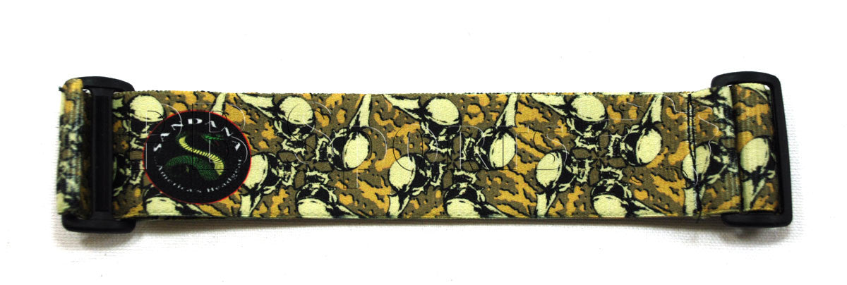 KM Strap - Sandana Flying Skulls - Brown - KM
