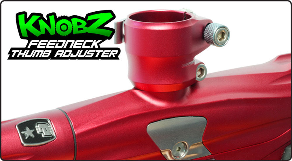 TechT Knobz Feedneck Thumb Adjuster for EGO/ETEK/GEO - Red - TechT