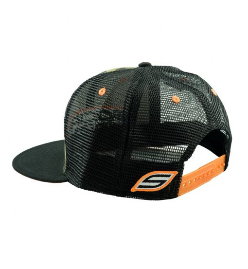 Social Paintball Snapback Hat Tiger Camo, Black Bill Trucker - Social Paintball