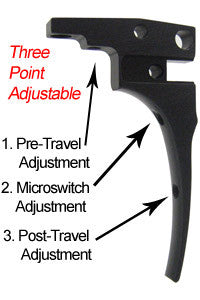 TechT Tippmann X7 & A5 H.E. Fang Trigger - Black - TechT