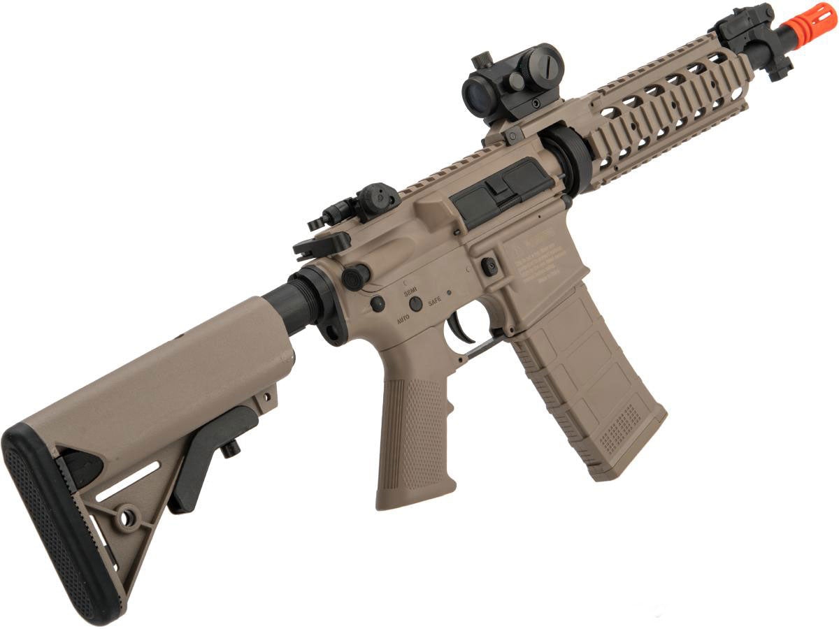 Tippmann Basic Training Full Size M4 Airsoft AEG w/ RIS Handguard - Tan