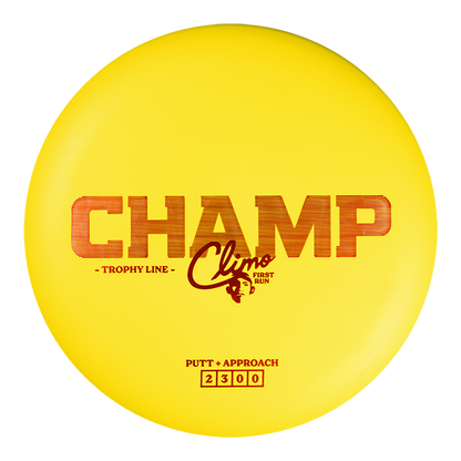 Climo Disc Golf Trophy Line Champ - First Run