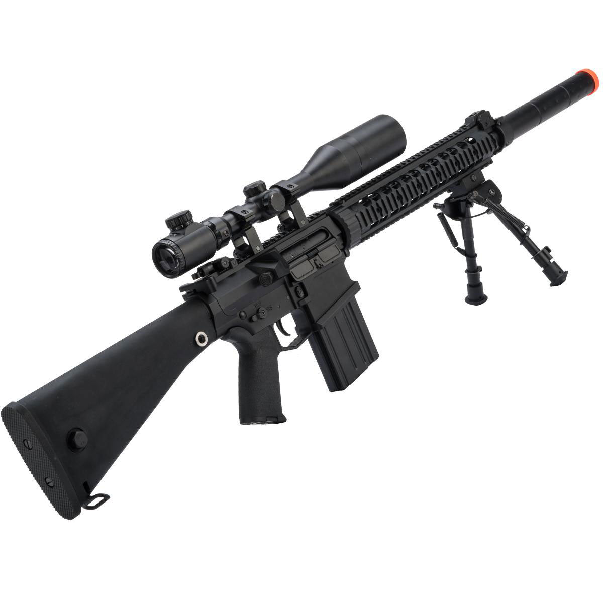 CYMA Platinum SR-25 QBS Airsoft AEG DMR - Black