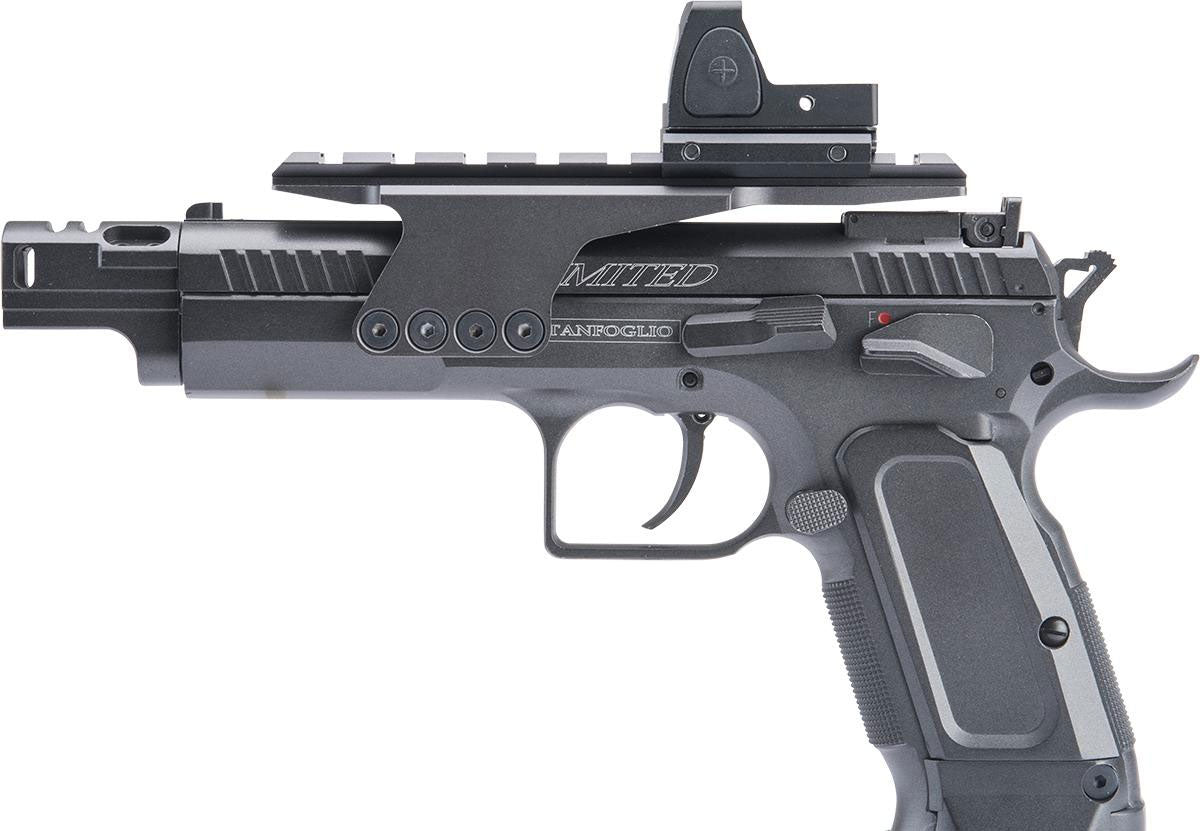 Cybergun Tanfoglio Licensed Limited Edition Custom Airsoft GBB Pistol by KWC - Gold Custom/Black