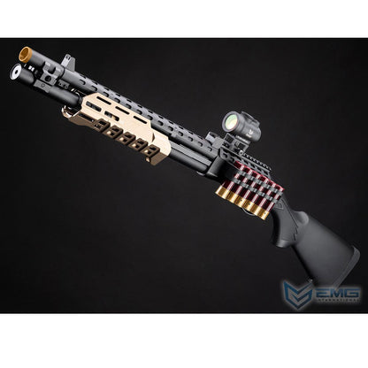 EMG Strike Industries Licensed M870 Gas Powered Pump Action Shotgun w/ M-LOK Handguard by Golden Eagle