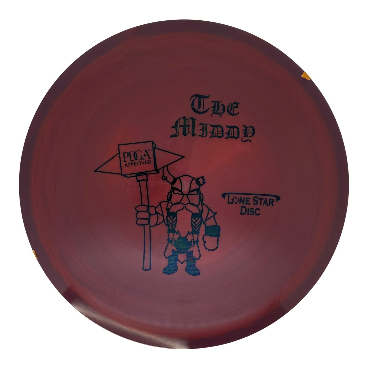 Lone Star Disc Alpha Middy Midrange disc - Artist Stamp