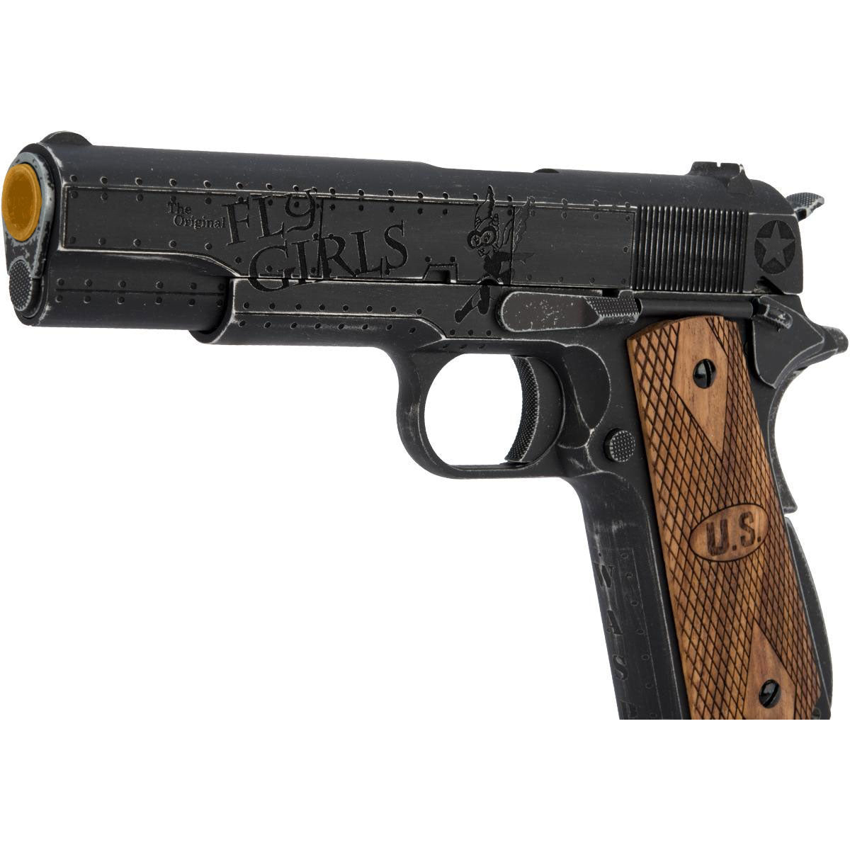 Auto-Ordnance Licensed Custom 1911 Gas Blowback Airsoft Pistol Licensed by Cybergun x AW Customs - Fly Girls