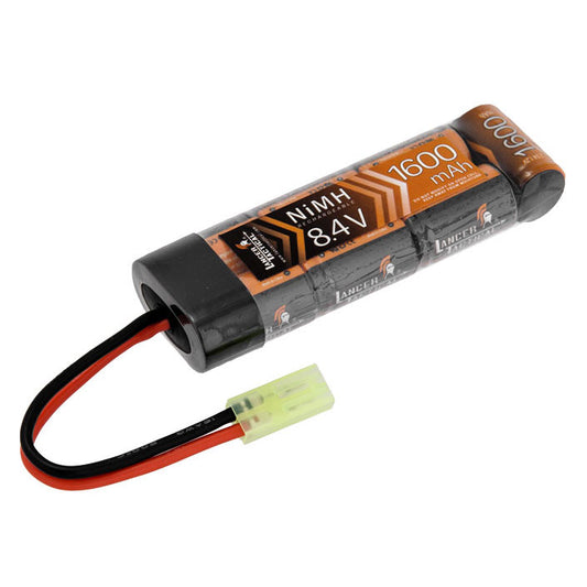 Lancer Tactical Airsoft 8.4v 1200mAh Flat Type NiMH Battery