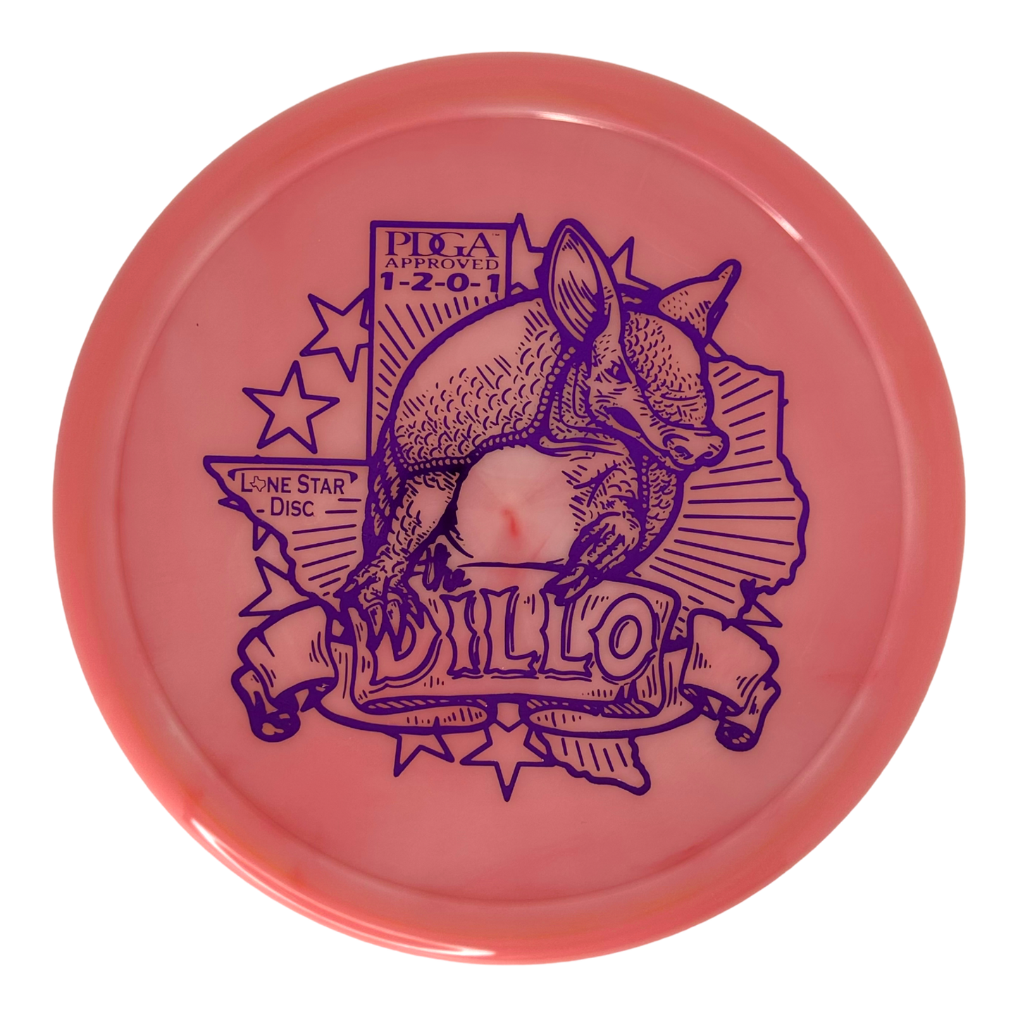 Lone Star Disc Alpha Armadillo Putter Disc - Artist Stamp