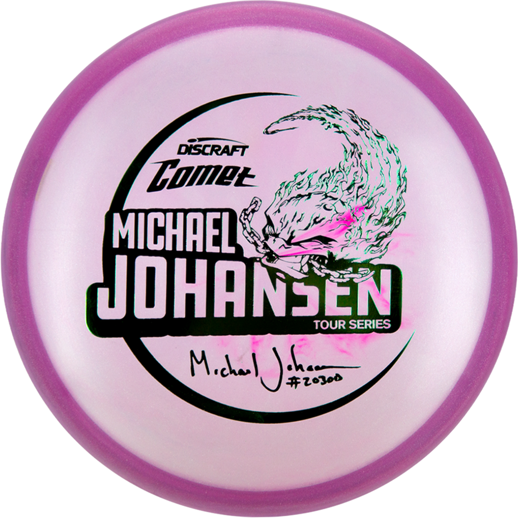 Discraft Michael Johansen Metallic Z Line Comet Golf Disc - 2021 Tour Series